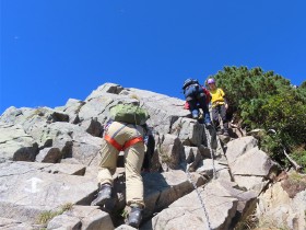夏山観天望気と岩稜リスクマネジメント講習・西穂高岳2日間 6/27